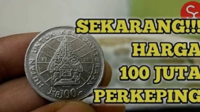 Siapa yang Mempunyai Uang Koin Ini, Bisa Dijual 100 Juta Rupiah per Kepingnya