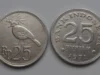 Harga Uang Koin 25 Rupiah Tahun 1971