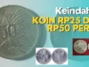 Keindahan Koin Rp25 dan Rp50 Perak