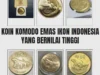 Koin Komodo Emas Ikon Indonesia yang Bernilai Tinggi