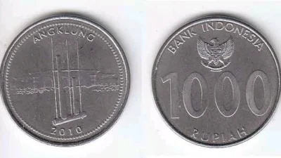 Uang Koin Rp1000 Angklung