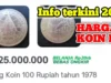 Hubungi Nomor Ini Untuk Menjual Uang Koin Rp100 Rumah Gadang dan Wayang, Dibeli Jutaan!