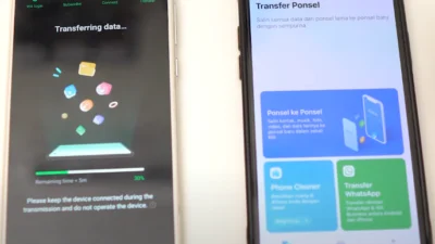 Transfer Data Android ke Android Simple