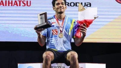 Chico Aura Dwi Wardoyo WDN dari Malaysia Open 2023. (Sumber Foto: Instagram @chicowardoyo)