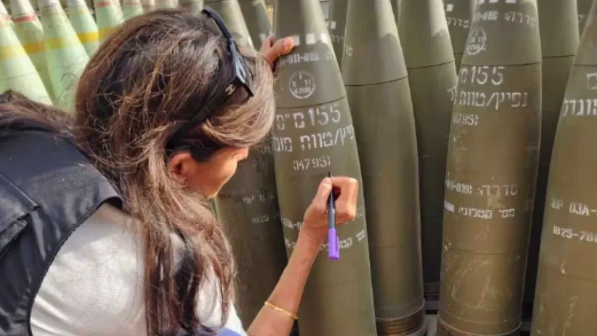 Bikin Geram! Nikki Haley Tulis Pesan di Roket Israel: Habisi Mereka, Amerika Mencintai Israel
