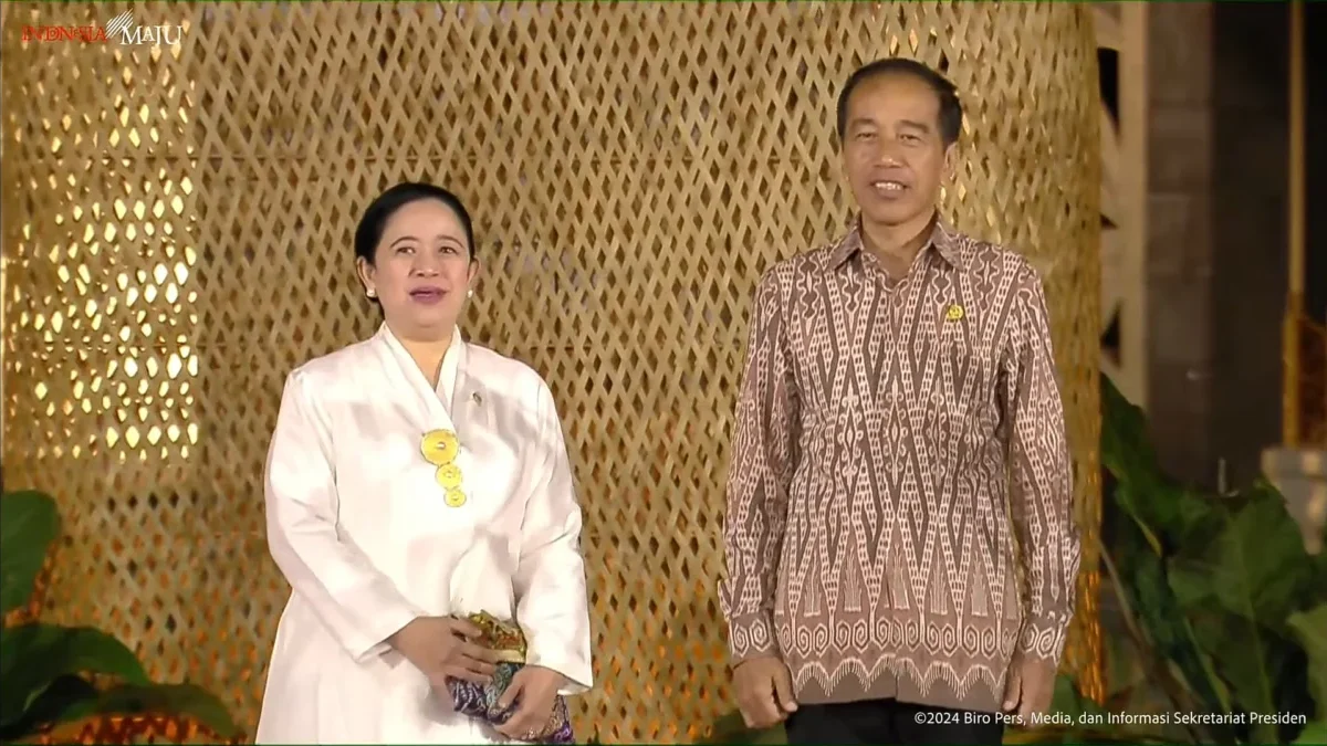 Pertemuan Hangat Jokowi dan Puan Maharani di Gala Dinner World Water Forum Bali