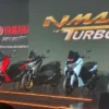 Peluncuran Yamaha NMax Turbo di Jakarta. Harga mulai dari Rp 32 jutaan on the road Jakarta. (Liputan6.com/Sept