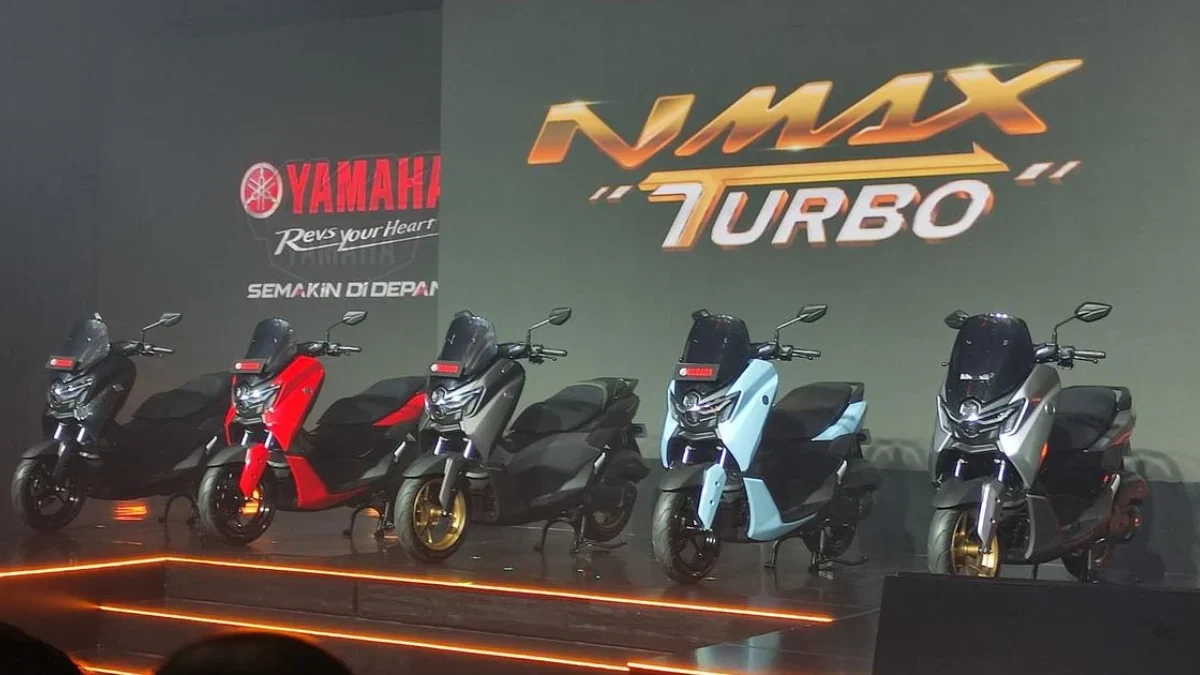 Peluncuran Yamaha NMax Turbo di Jakarta. Harga mulai dari Rp 32 jutaan on the road Jakarta. (Liputan6.com/Sept